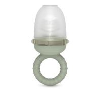 Suavinex, Ciuccia frutta per bambini, antisoffocamento in silicone alimentare, con coperchio, lavabile in lavastoviglie, adatto al congelatore, lenisce le gengive, BLW, +6 mesi, Verde