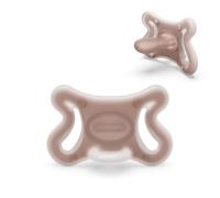 Suavinex, Ciuccio neonato Zero Zero tettarella simmetrica SX Pro bambini da 0 a 6 mesi, Ipoallergenico, per pelli sensibili, Silicone delicato, Rispetta l'allattamento al seno, Deep