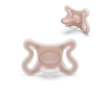 Suavinex, Ciuccio neonato Zero Zero tettarella simmetrica SX Pro bambini da 0 a 6 mesi, Ipoallergenico, per pelli sensibili, Silicone delicato, Rispetta l'allattamento al seno, Medium