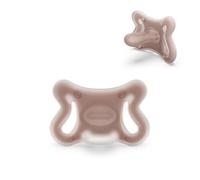 Suavinex, Ciuccio neonato Zero Zero tettarella simmetrica SX Pro bambini da -2 a 2 mesi, Ipoallergenico, per pelli sensibili, Silicone delicato, Rispetta l'allattamento al seno, Deep