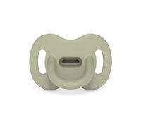 Suavinex, Ciuccio Tutto in Silicone, per Bambini 6/18 Mesi, Ciuccio con Tettarella Simmetrica Sx Pro, Super Morbido e Flessibile, Ideale per Dormire, Color Essence, Verde