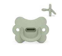 Suavinex, Ciuccio Tutto in Silicone, per Bambini 6/18 Mesi e Neonati, Ciuccio con Tettarella Fisiologica Sx Pro, Super Morbido e Flessibile, Ideale per Dormire, Color Essence Butterfly, Verde