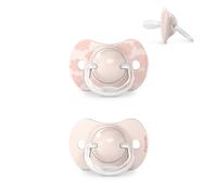 SUAVINEX Dreams - 2 Succhietti In Silicone 0-6 Mesi - Rosa
