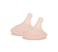 Suavinex, Confezione da 2 Tettarelle per biberon Anti-Coliche Zero Zero, Flusso Denso (L), Per Liquidi Densi, Tettarella con Apertura Ampia, +6 Mesi, medium