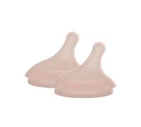 Suavinex, Confezione da 2 Tettarelle per Biberon Anti-Coliche Zero Zero, Flusso Lento (S), Lascia passare poco liquido, Flusso ideale per Latte o Acqua, +0 Mesi, Deep
