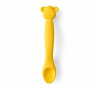 Suavinex Cucchiaino Monkey Giallo in Silicone per Svezzamento 1 pezzo