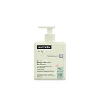 Suavinex, Gel - Crema Bagno Bambini e Neonati, Shampoo per Pelle e Capelli, No Sapone, Adatto a Pelli Sensibili, Non Pizzica gli Occhi, 93% di Ingredienti di Origine Naturale, con Prebiotici, 500 ml