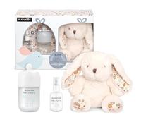 Suavinex, Gift Baby Colonia, Include Baby Cologne 100 ml + 50 ml da viaggio + Peluche per bebè, A basso contenuto di alcol per neonati e bambini, non macchia i vestiti