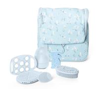 Suavinex, Kit Bagno Neonato con Beauty Case, Set Igiene Neonato, Blu