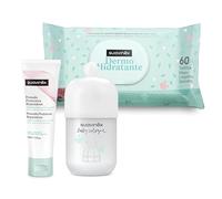 Suavinex, Kit WC per bambini con: Colonia per neonati Baby Cologne 100 ml + pomata pannolino 50 ml + confezione salviettine dermoidratanti 60 pz. Da portare in viaggio, nella trousse, in viaggio o a
