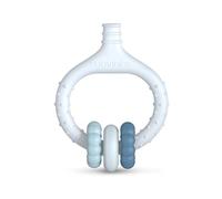 Suavinex, Massaggiagengive per bambini, Massaggiagengive in silicone, Anello di dentizione, Allevia e calma le gengive, Con rilievi, Ergonomico, Leggero, Lavabile in lavastoviglie, +0 mesi, Blu