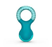 Suavinex Massaggiagengive Refrigerante, a Partire da 4 mesi, Anello da Dentizione Rinfrescante, Goffrato, Blu