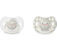 Suavinex Night & Day Physiological 6-18 mesi Grey Elephant 2 pezzi - Ciuccio neonato