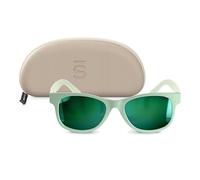 Suavinex, Occhiali da Sole per Bambini e Ragazzi da 8 a 14 anni, Polarizzati, Filtro UV 400, Protezione 100% dai Raggi UVA e UVB, con Custodia, Flessibili e Leggeri, Quadrati, Modello 2026, verde