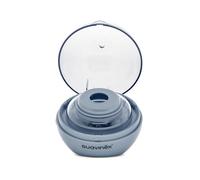 Suavinex Sterilizzatore Portatile per Ciucci con Luce UV, Duccio Blu | Elimina il 99% dei germi in 3 minuti, Funziona con batterie o USB, Senza agenti chimici, Ottimo per viaggiare