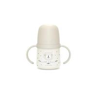 Suavinex, Tazza da apprendimento per bambini, con manico, si illuminano al buio, bicchiere con beccuccio a prova di perdite in silicone, con valvola anticolica per bambini +6 mesi, ideale per notte