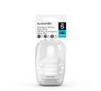 Tettarella fisiologica L flusso Silicone 2 unità