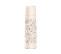 Suavinex, Thermos Liquido per Neonato, in Acciaio Inox Chiusura Ermetica a pressione, Bevande calde e fredde, per acqua calda, ottime per preparare biberon, 500 ml Fiori
