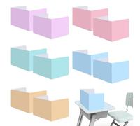 suaywo Divisori da Scrivania 10 PCS Divisorio da Tavolo 40x30cm Divisore da Scrivania La Privacy Dell'ufficio Deflettore Divisorio Pieghevole Multiuso Adatto a Scuole, Ufficio, Bibliotec (5 colori)