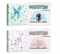 suaywo Mutstein Set regalo per l'inizio della scuola, adatto per sacchetti e per l'inizio della scuola, la pietra portafortuna universale e pietra Mutmach, perfetto come piccolo pensierino o regalo
