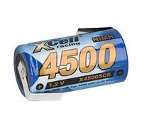 SUB-C - Cella a batteria 4500 mAh, 1,2 V, NIMH ad alte prestazioni, con bandiera saldata Z