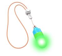 subacquee subacquee, torcia subacquea impermeabile, lampada compatta, modalità stroboscopica luminosa con struttura resistente, cordino in nylon per nuoto, pesca notturna, snorkeling, lago