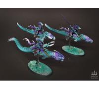 Subacqueo Akhelian Morrsarr Guard Idoneth Deepkin COMMISSIONE dipinto