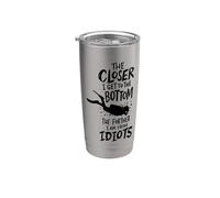 Subacqueo Immersion Closer To Bottom Further From Idiots Bicchiere termico in acciaio inox doppia parete