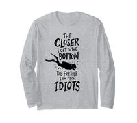 Subacqueo Immersion Closer To Bottom Further from Idiots Maglia a Manica