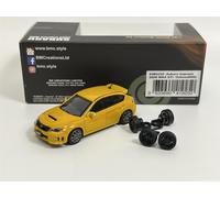 Subaru Impreza 2009 Wrx Sti Giallo Rhd 1:64 Scala BM Creations 64B0220