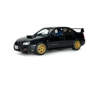Subaru Impreza WRX STI 2004 Nero Metallico Auto Modello 1:18 Solido Die-Cast