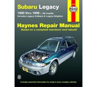 Subaru Legacy 1990-1999) Legacy models inc. Outback & Brighton Hayne (Tascabile)