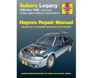 Subaru Legacy Automotive Repair Manual: All Legacy models 1990 through 1999 Includes Legacy Outback and Legacy Rrighton