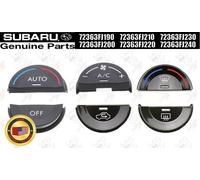 Subaru OEM Piano Black Dual Climate Trim AC Panel Set 72363FJ per WRX STi