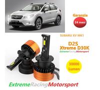 SUBARU XV MK1 11-17 KIT CONVERSIONE LED 7535 CPS ULTRAWHITE D2S 110W 30KLM CANB
