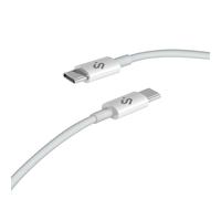 SUBBLIM Cavo da USB-C a USB-C 100 W, 2 metri, ad alta velocità di ricarica, bianco