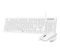 Subblim Combo Business Slim Silent - Tastiera e Mouse - Ergonomici e resistenti agli schizzi - Connettore USB Plug & Play - Mou NEW
