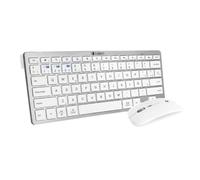 Subblim Subkbc-oco010 1600 Dpi Wireless Mouse And Keyboard Argento