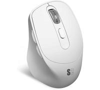 SUBBLIM RATON OPTICO DUAL COMFORT ERGO DUAL BATERIA BLANCO mouse Universale Mano destra Bluetooth + USB Type-A Ottico 2400 DPI