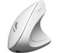 Subblim Glide Vertical Ergo Dual Mouse verticale wireless ergonomico per utenti destrimani 1600 DPI bianco