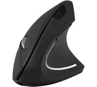 Subblim Glide Vertical Ergo Dual Mouse verticale wireless ergonomico per utenti destrimani 1600 DPI Nero