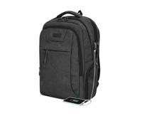 Subblim Mochila Air Padding para Portatil de 16" - Departamentos y Bolsillos Organizadores - Resistente al Agua - Puerto USB -