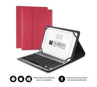 Subblim Keytab Pro Bluetooth 10.1´´ Double Sided Cover Rosso