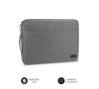 BORSA NOTEBOOK SUBBLIM SUB-LS-0PS0002, Per Computer e laptop da 14 ", Dimensioni: A 245 mm, P 25 mm, L 365 mm, Grigio