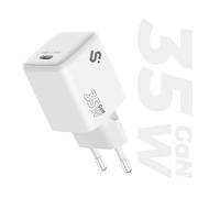 Caricatore GAN 35W SUBBLIM USB-C, PD 3.0 & PPS, veloce per MacBook Air, iPad Pro/Air, Galaxy Tab S9, iPhone 16-12, Pixel 9, Xiaomi Pad 6, compatto e sicuro