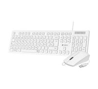 Subblim Combo Business Slim Silencioso - Teclado y ratón - Ergonómico y resistente a salpicaduras - Conector USB Plug Play