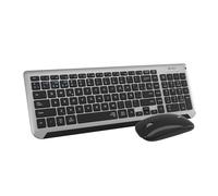 SUBBLIM SUBKBC-DCEP20 tastiera Mouse incluso Universale RF senza fili + Bluetooth QWERTY Spagnolo Nero Grigio