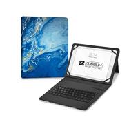 Custodia con tastiera Bluetooth Subblim Keytab Pro Blue Marble per tablet fino a 9-11"