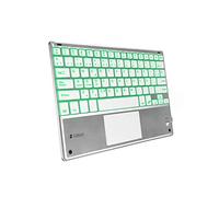 SUBBLIM Teclado SMBT50 Retroiluminado Touchpad Plata