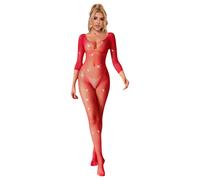Subblime 952419 - tuta brillante con strass - (rosso) - S-L